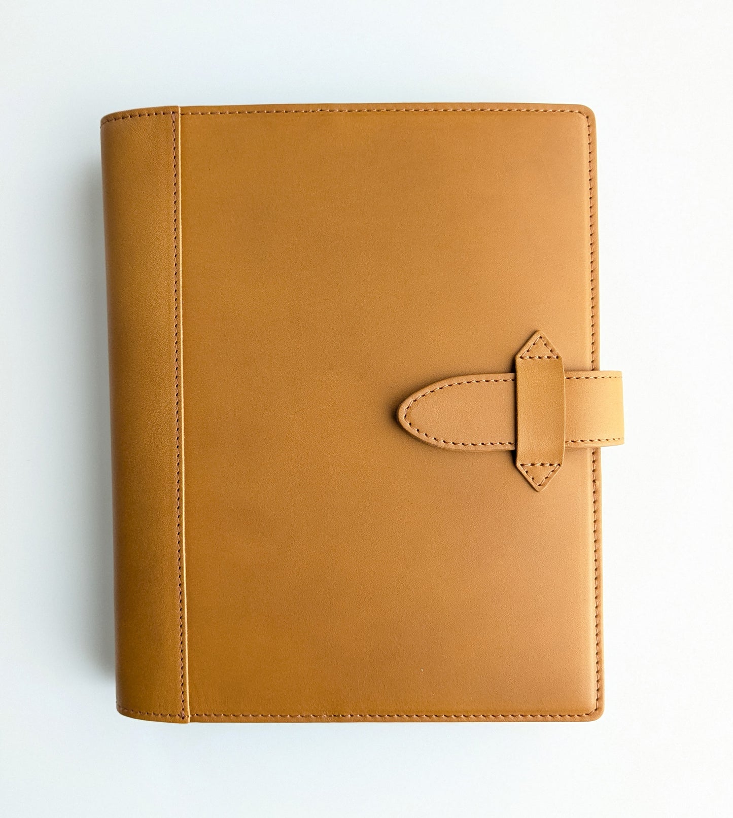 C<RASCO Fuago Series System Notebook, A5 Size (20mm Inner Ring), Genuine Leather