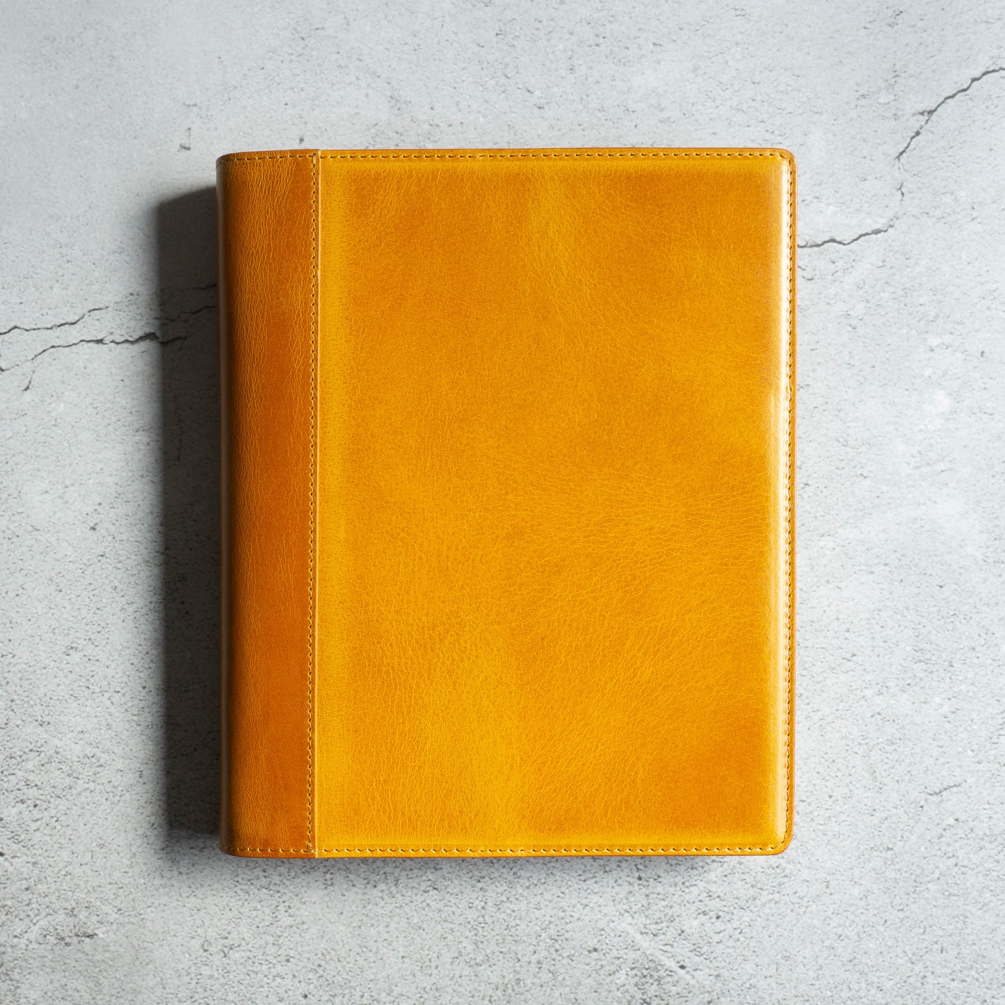 C&L TRASCO ≪Diago series≫ Leather "6 gold round rings binder" A5 size (inner diameter 20mm ring) Genuine leather (Italian leather)