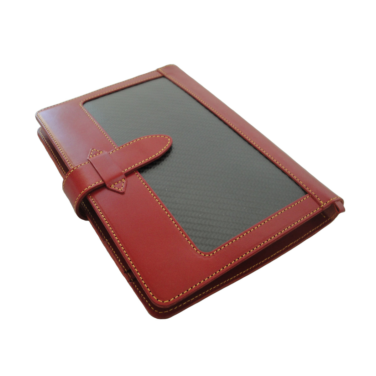C＆LTRASCO/リアルカーボン・クロス/栃木レザーのA5 手帳カバー（限定販売）