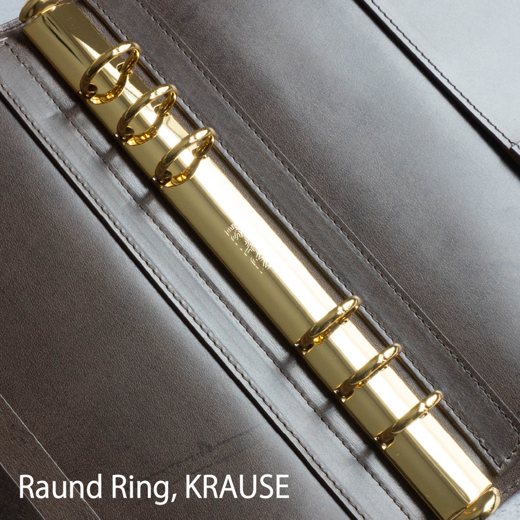 C&LTRASCO ≪Diagoシリーズ≫ システム手帳 A5サイズ (内径20mmリング) 本革（イタリアンレザー）