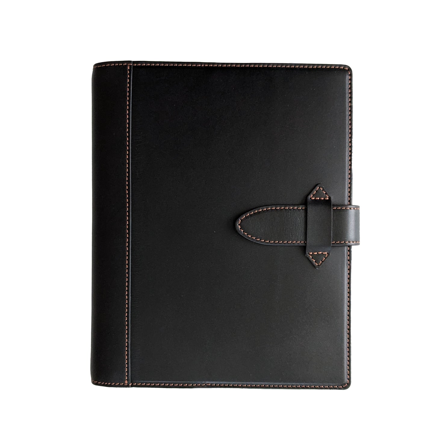 C<RASCO Fuago Series System Notebook, A5 Size (20mm Inner Ring), Genuine Leather 
