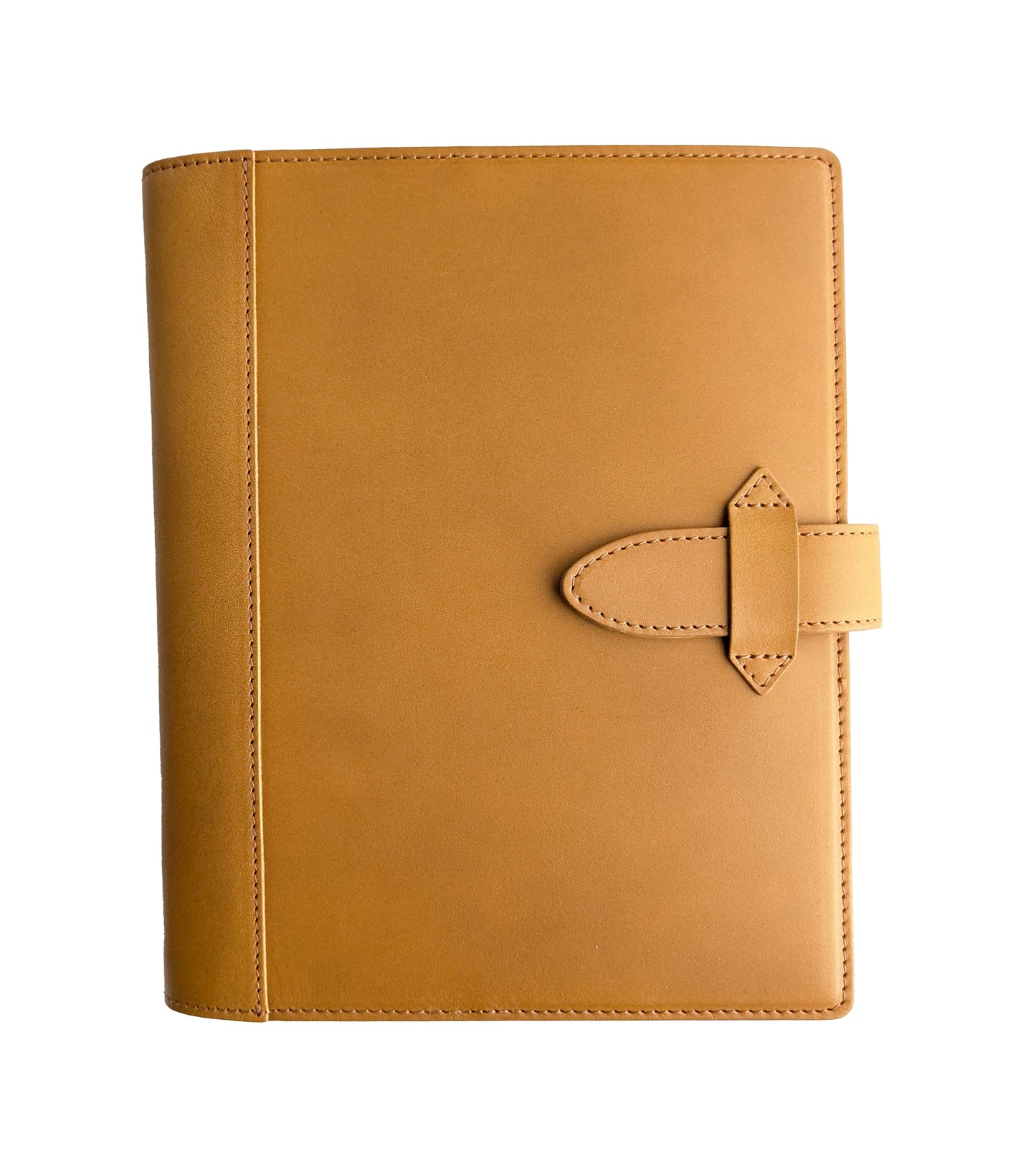 C<RASCO Fuago Series [Loose-Leaf 20-Hole] System Organizer Binder, A5 (20mm Inner Ring Diameter), Genuine Leather
