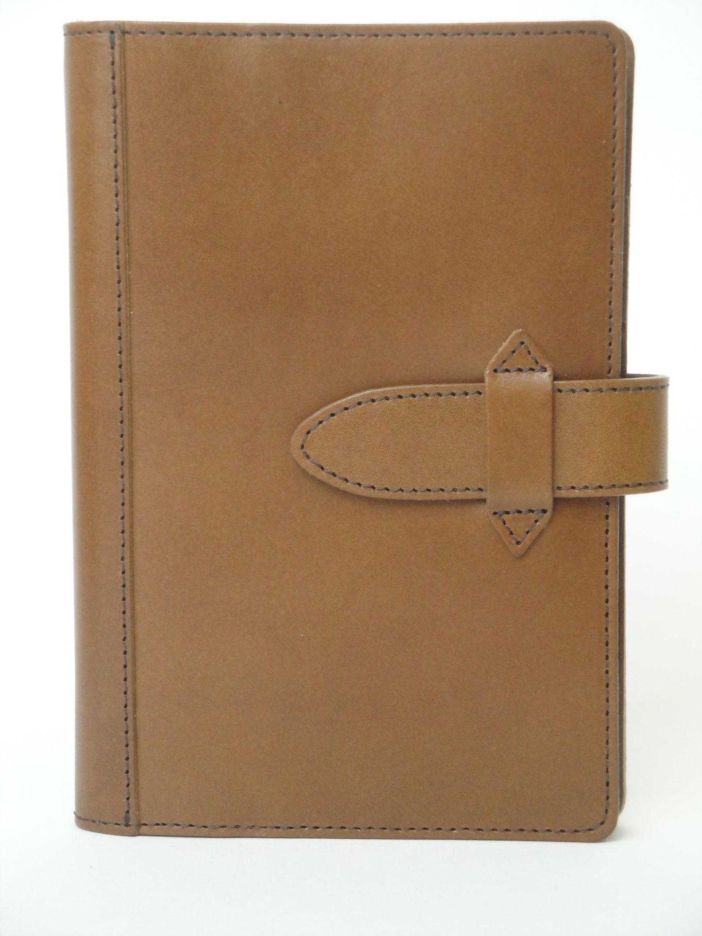 [Japanese Craftsman Made / Classic] System notebook binder B6 / Bible size (Leather tanned with vegetable tannins)