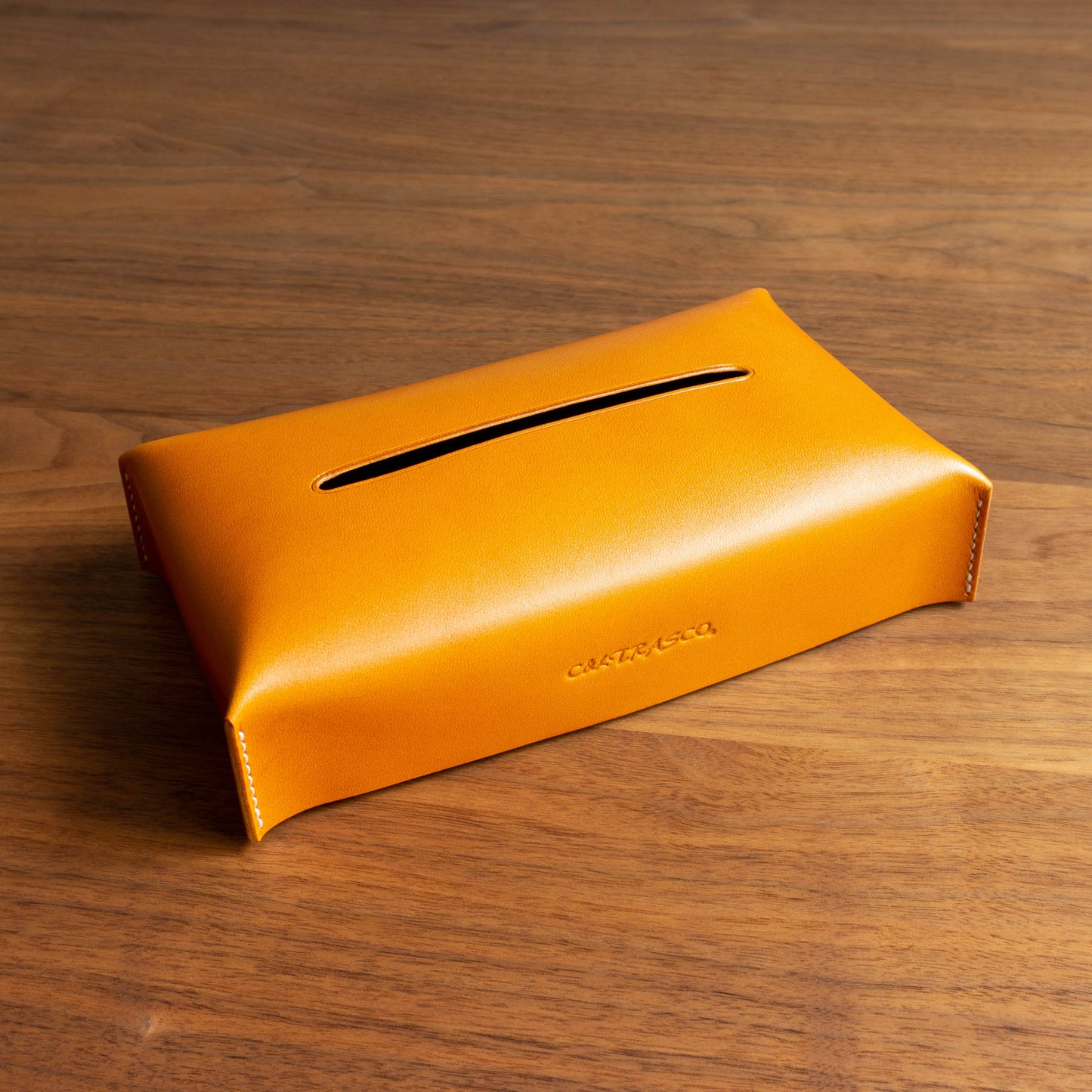 Genuine leather tissue case