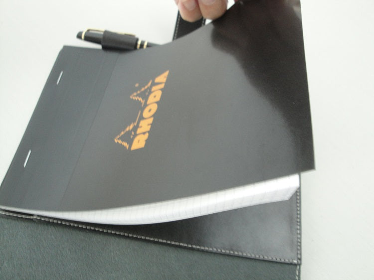 [日本工匠完成碳] 笔记本和记事本套真皮和真碳