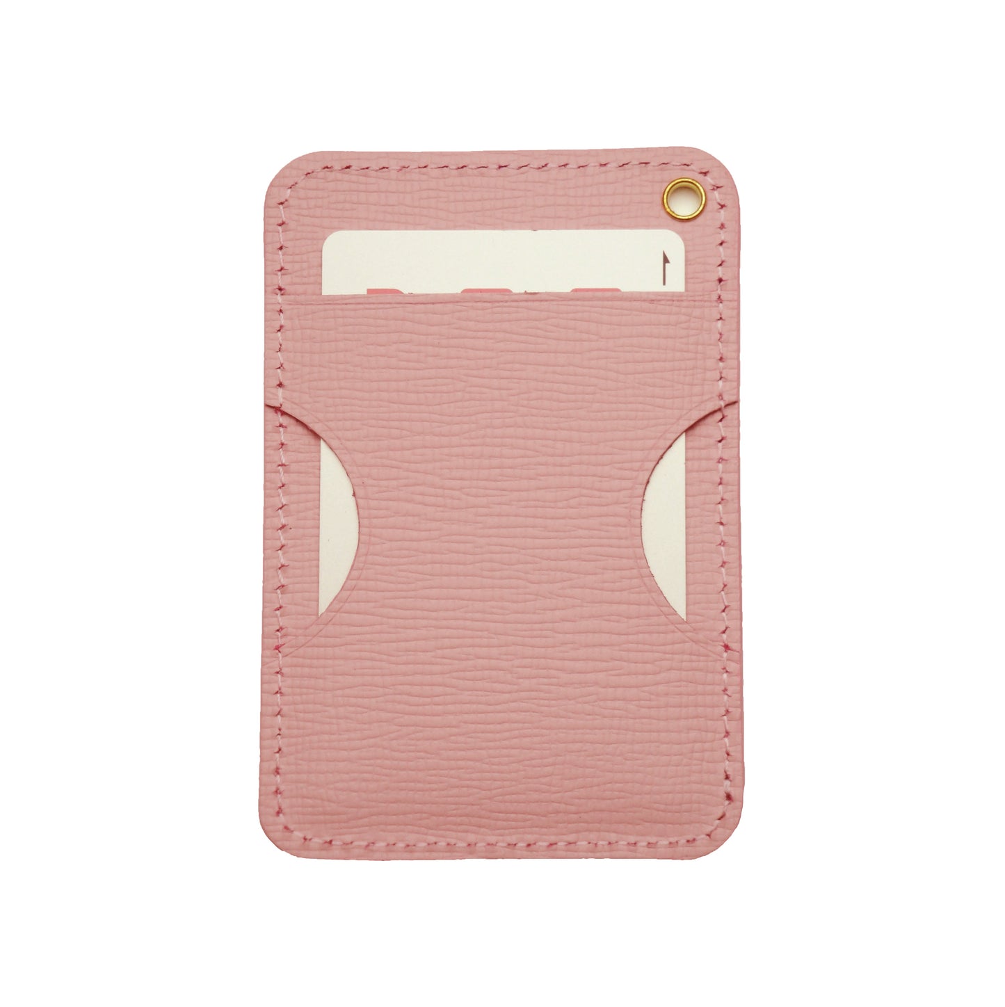 Pass case Regular case Leather Genuine leather Card case [Style-colors] Ladies cute pastel colors All 3 colors