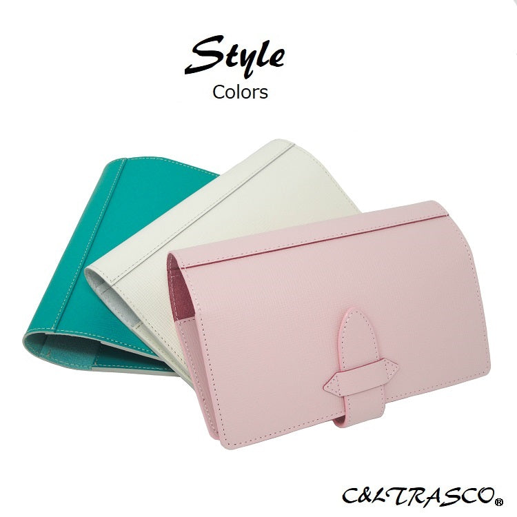 【日本職人仕上げ Style-colors】手帳カバー B6サイズ シボ柄レザー