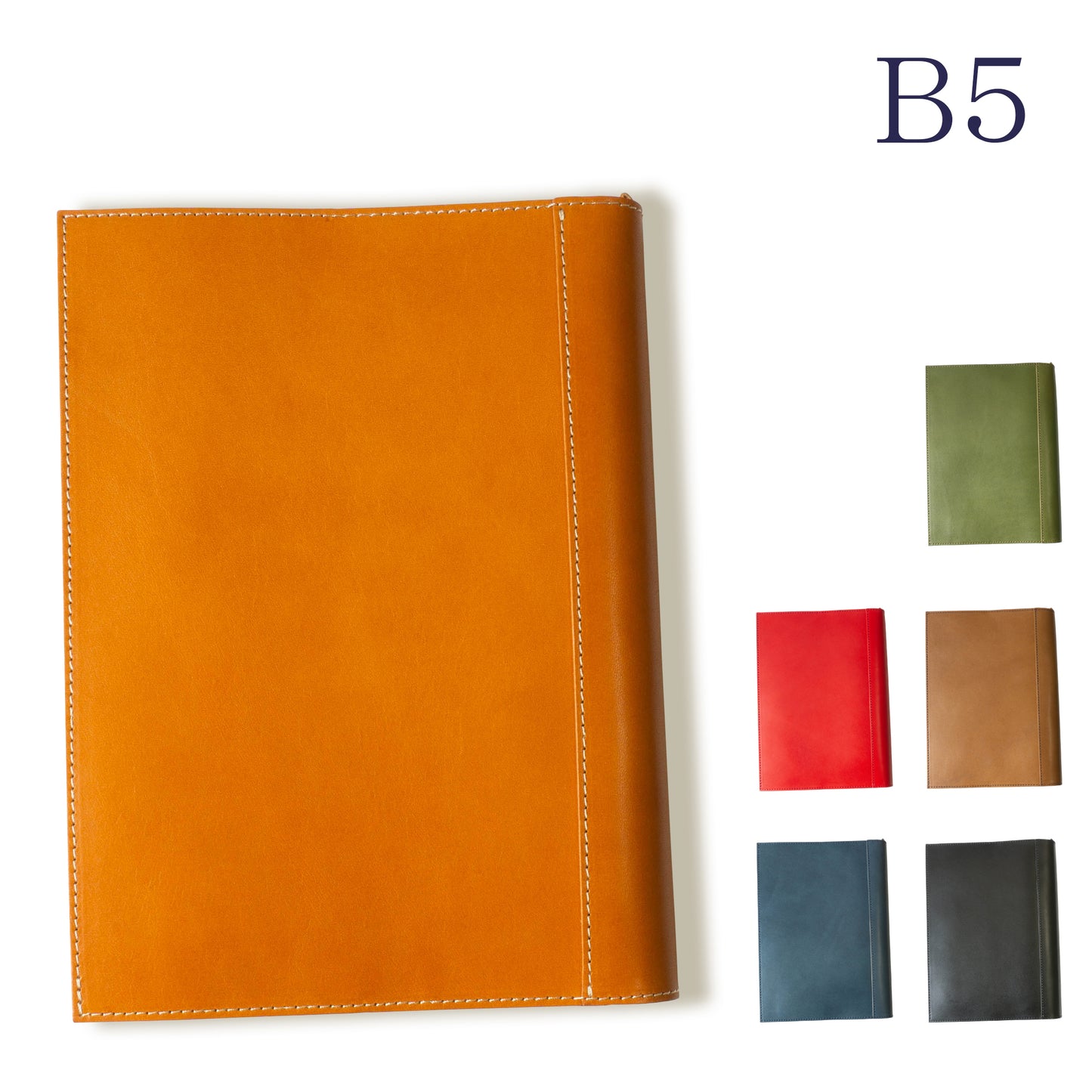 [Japanese Craftsman Made / Classic] Genuine leather Book Cover B5 bookmark included "Build-to-order manufacturing"