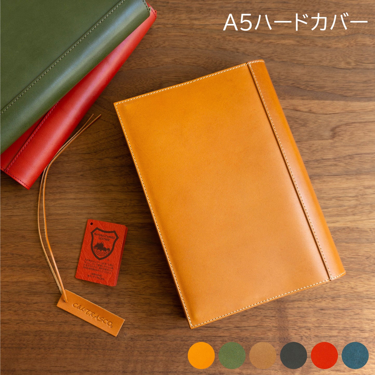 [Japanese Craftsman Made / Classic] Book Cover A5 hard cover Genuine leather bookmark included
