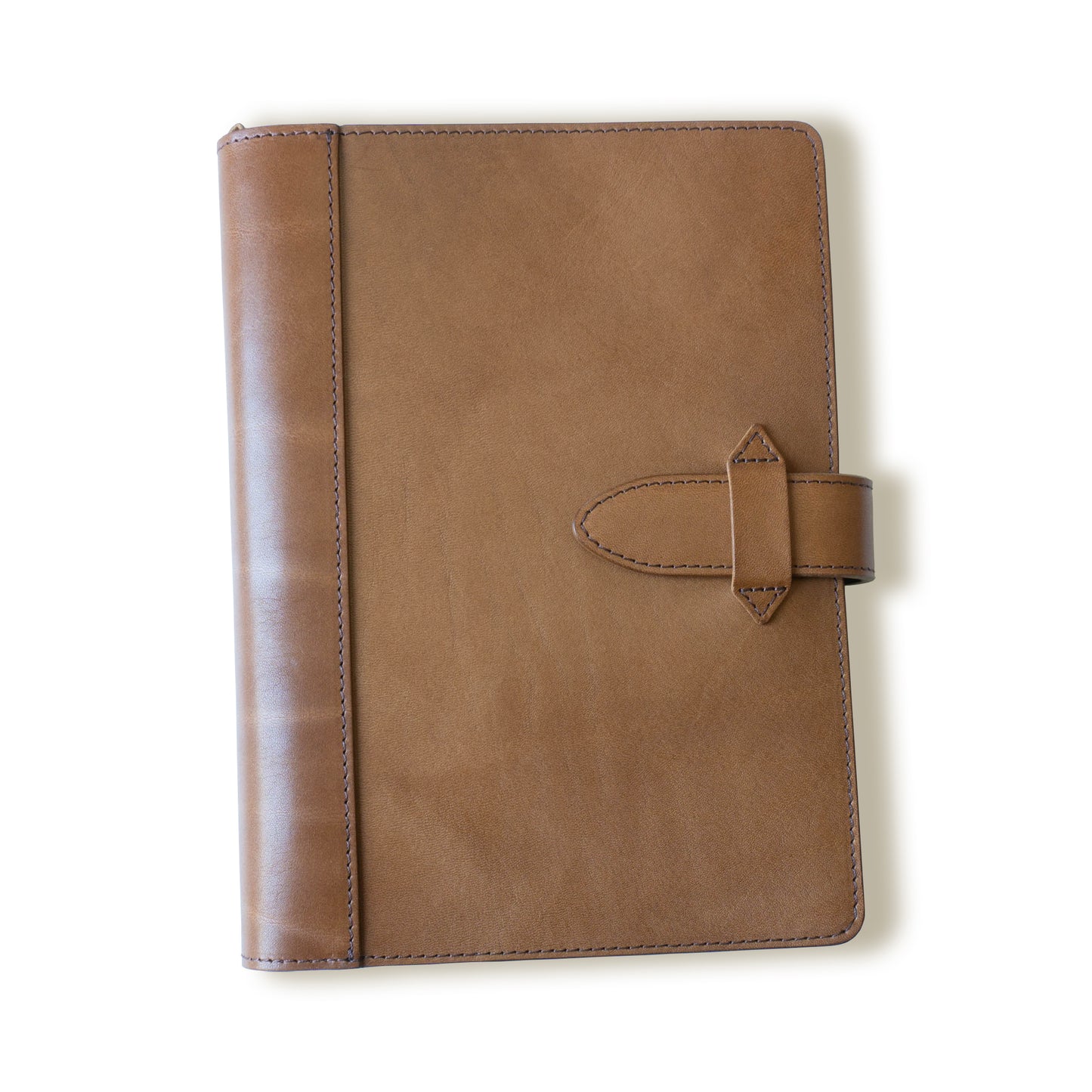 [Japanese Craftsman Made / Vintage] Double notebook cover A5 size  (Leather tanned with vegetable tannins)